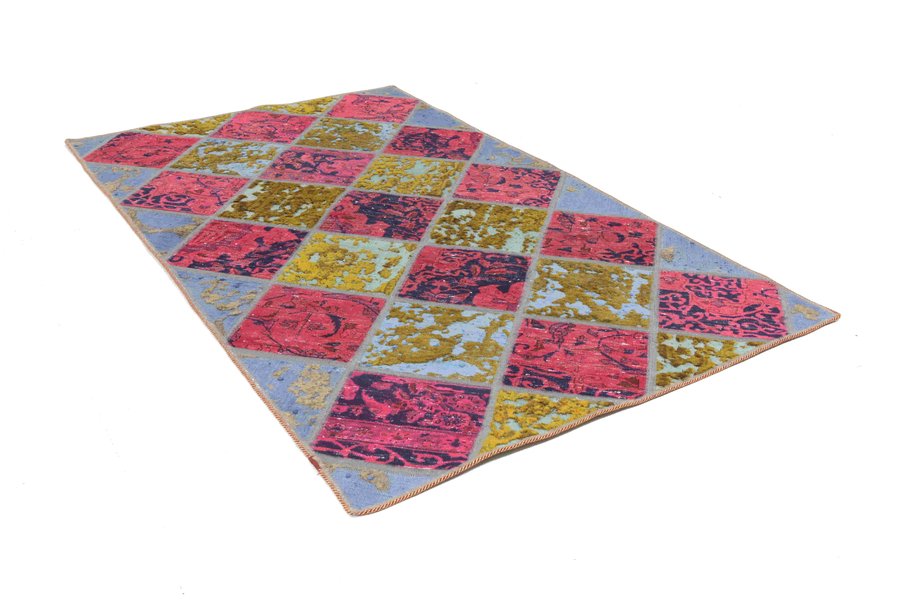 Patchwork Persian Carpet 225x125 - Picture 1