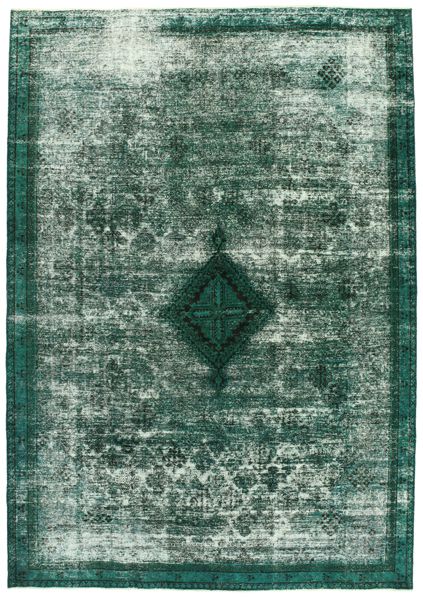 Vintage - Bakhtiari Persian Carpet 348x243