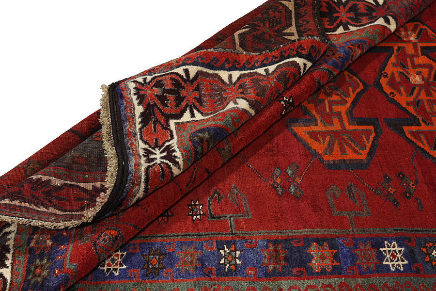Qashqai - old Persian Carpet 284x180 - Picture 6