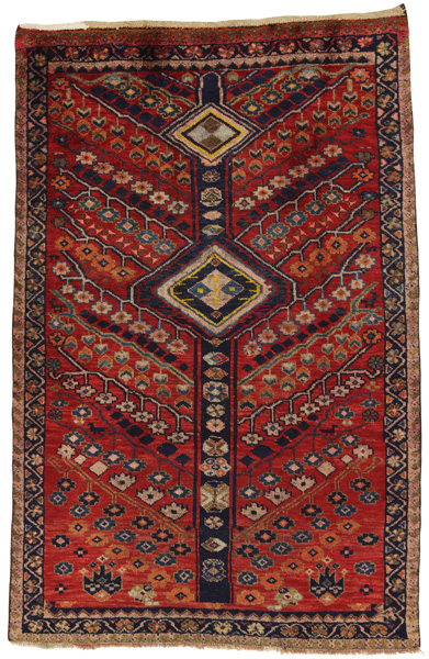 Qashqai - old Persian Carpet 208x138