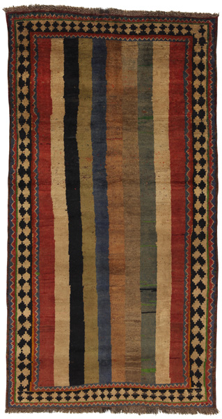 Gabbeh - old Persian Carpet 212x110