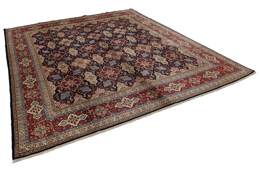 Jozan - Antique Persian Carpet 348x303 - Picture 1