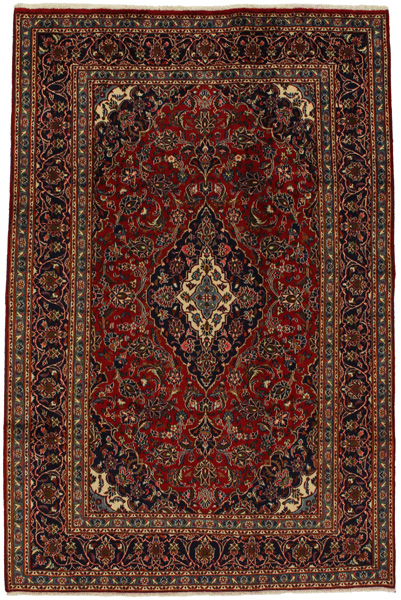 Kashan Persian Carpet 300x200