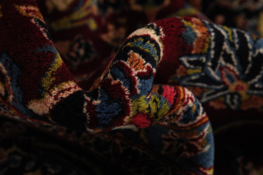 Kashan Persian Carpet 380x291 - Picture 6