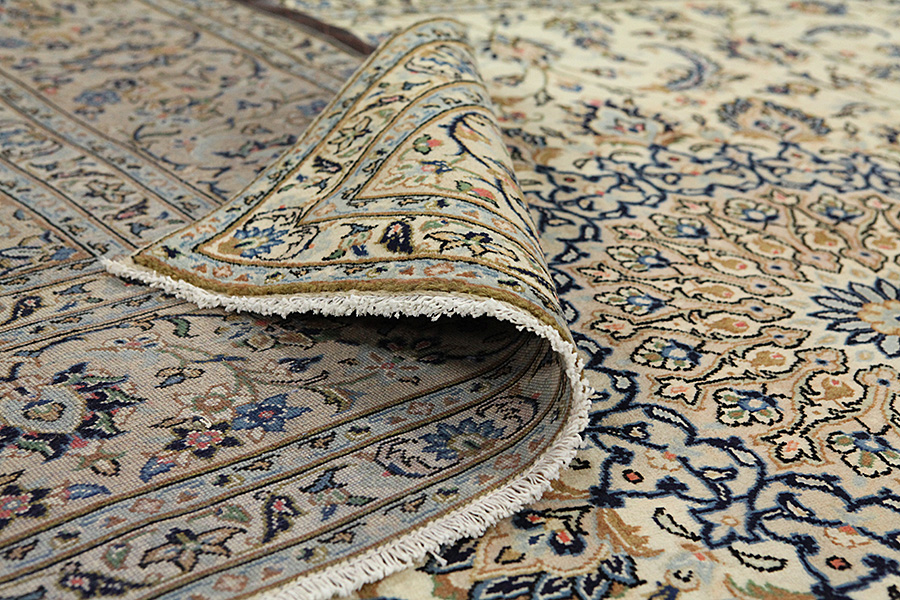 Kashan Persian Carpet 393x295 - Picture 4
