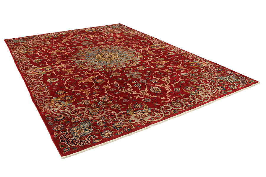 Isfahan Persian Carpet 406x288 - Picture 1