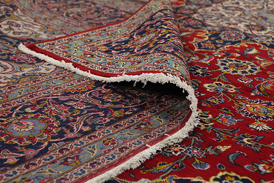 Kashan Persian Carpet 410x292 - Picture 4
