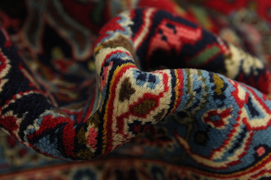 Kashan Persian Carpet 395x300 - Picture 6