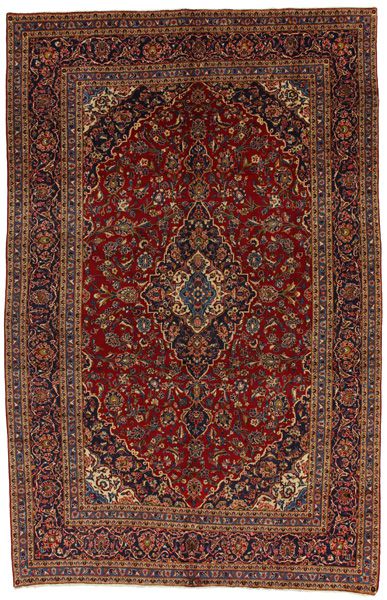Kashan Persian Carpet 380x245