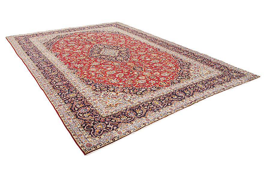 Kashan Persian Carpet 408x290 - Picture 1