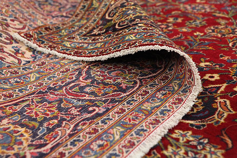 Kashan Persian Carpet 387x275 - Picture 4