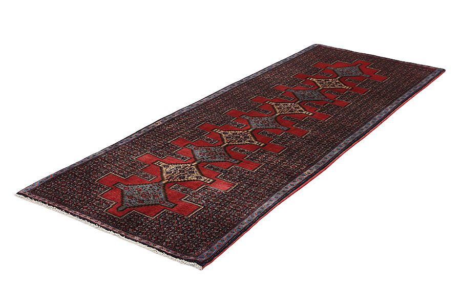 Senneh - Kurdi Persian Carpet 267x100 - Picture 2
