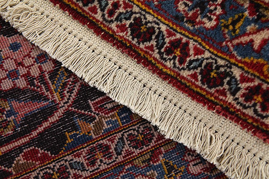 Kashan Persian Carpet 407x290 - Picture 5