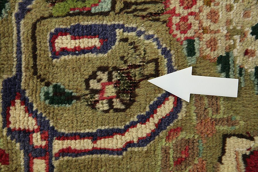 Kerman - Lavar Persian Carpet 370x270 - Picture 8