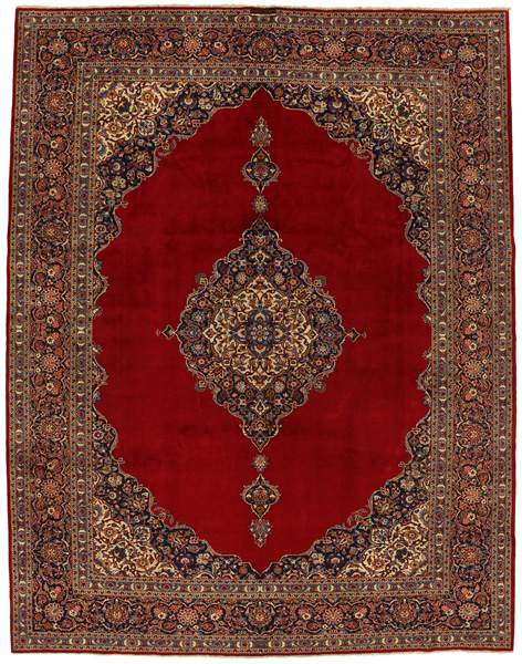 Kashan Persian Carpet 394x306