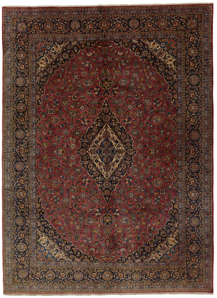 Kashan Persian Carpet 382x278