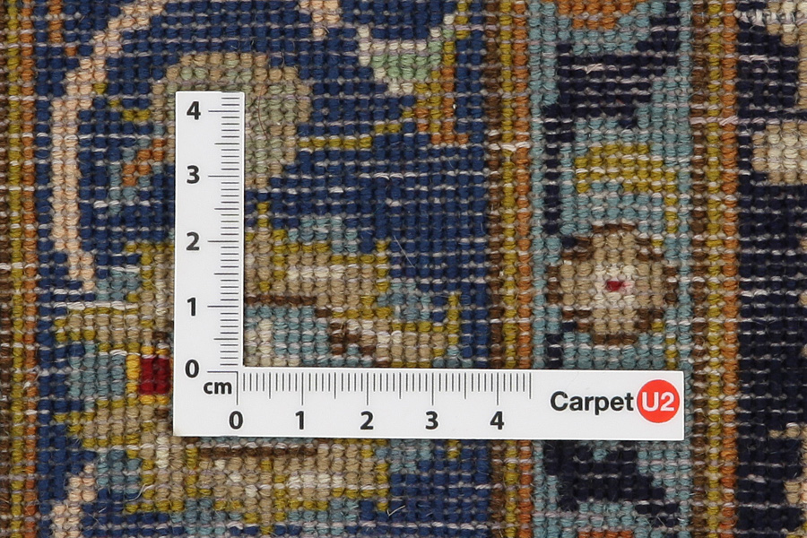 Kashan Persian Carpet 381x280 - Picture 4