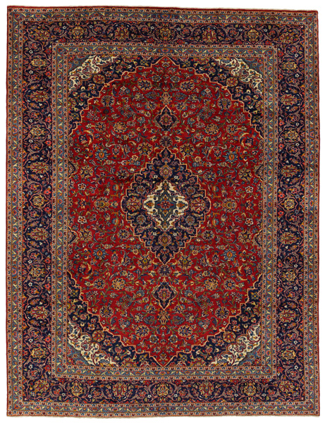 Kashan Persian Carpet 391x294
