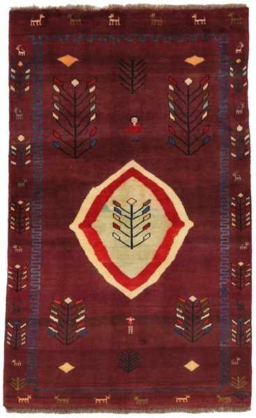 Gabbeh - Lori Persian Carpet 180x110