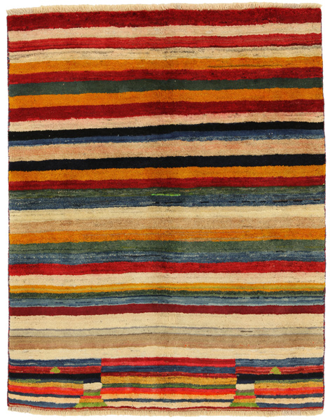 Gabbeh - Qashqai Persian Carpet 154x118