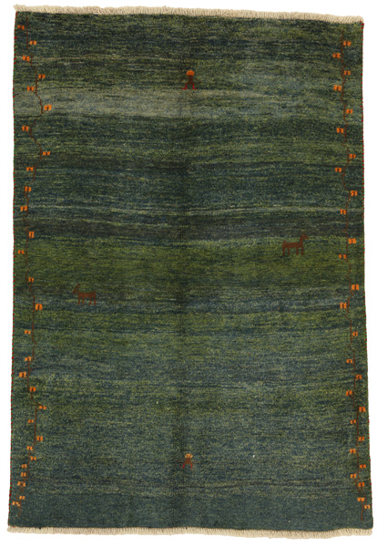 Gabbeh - Qashqai Persian Carpet 165x114