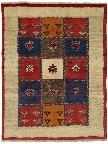 Gabbeh - Bakhtiari Persian Carpet 196x152