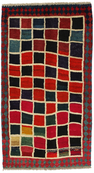 Gabbeh - Bakhtiari Persian Carpet 192x106