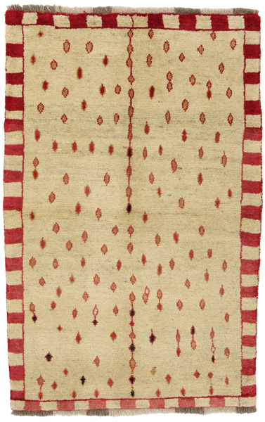 Gabbeh - Qashqai Persian Carpet 155x98