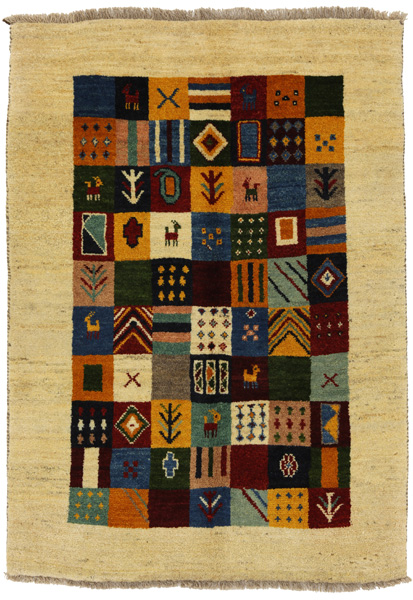 Gabbeh - Bakhtiari Persian Carpet 153x109