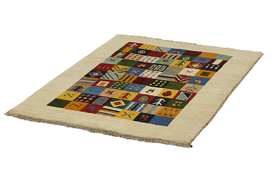 Gabbeh - Bakhtiari Persian Carpet 153x109 - Picture 2