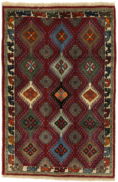 Gabbeh - Bakhtiari Persian Carpet 150x100