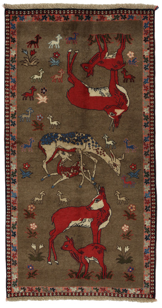 Gabbeh - Qashqai Persian Carpet 195x102