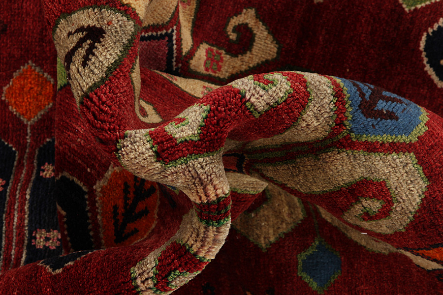 Gabbeh - Qashqai Persian Carpet 294x154 - Picture 6