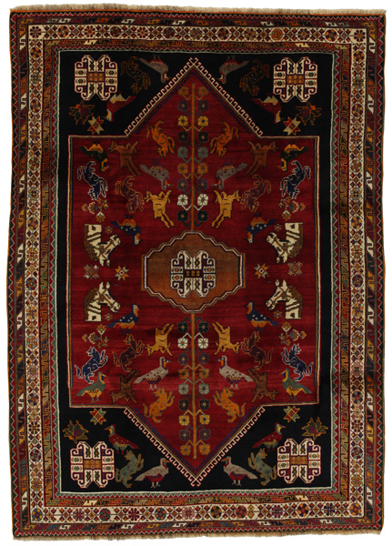 Gabbeh - Qashqai Persian Carpet 285x204