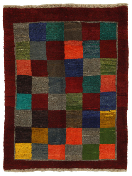 Gabbeh - Bakhtiari Persian Carpet 131x100