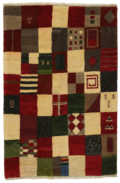 Gabbeh - Bakhtiari Persian Carpet 154x103