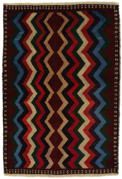 Gabbeh - Qashqai Persian Carpet 148x102