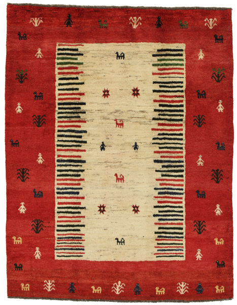 Gabbeh - Qashqai Persian Carpet 244x191