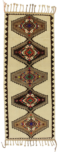 Gabbeh - Qashqai Persian Carpet 332x130
