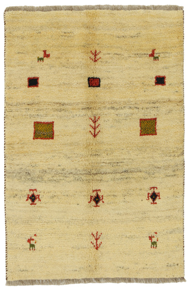 Gabbeh - Qashqai Persian Carpet 145x96