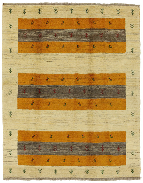 Gabbeh - Qashqai Persian Carpet 191x152