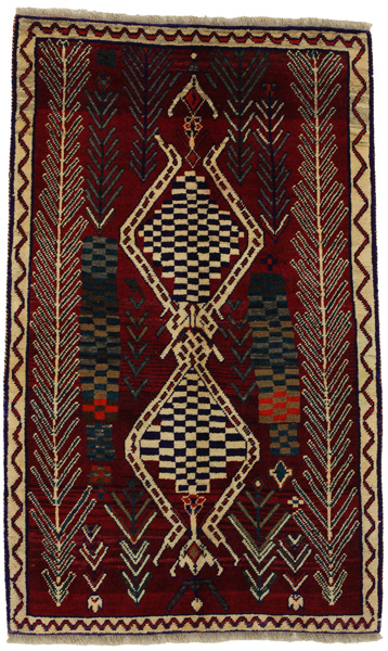 Gabbeh - Qashqai Persian Carpet 178x108