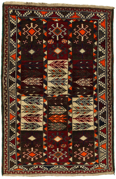 Gabbeh - Bakhtiari Persian Carpet 214x140