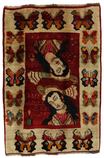 Gabbeh - Qashqai Persian Carpet 184x123