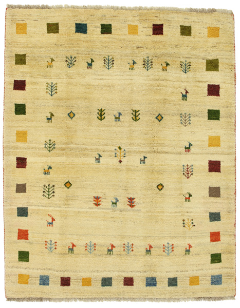Gabbeh - Qashqai Persian Carpet 193x155