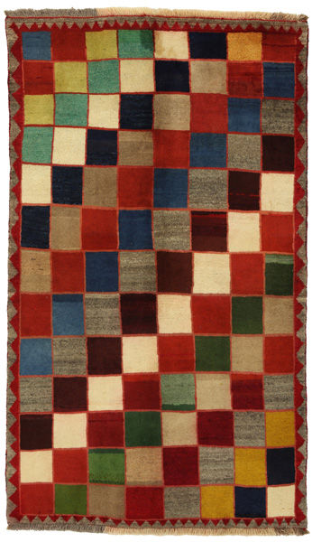 Gabbeh - Bakhtiari Persian Carpet 207x123