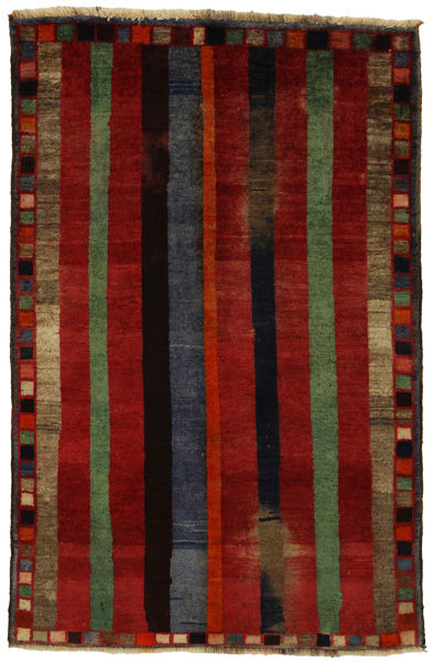 Gabbeh - old Persian Carpet 161x106