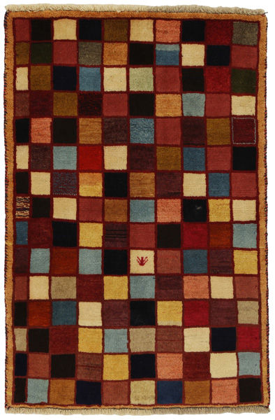 Gabbeh - Qashqai Persian Carpet 122x83