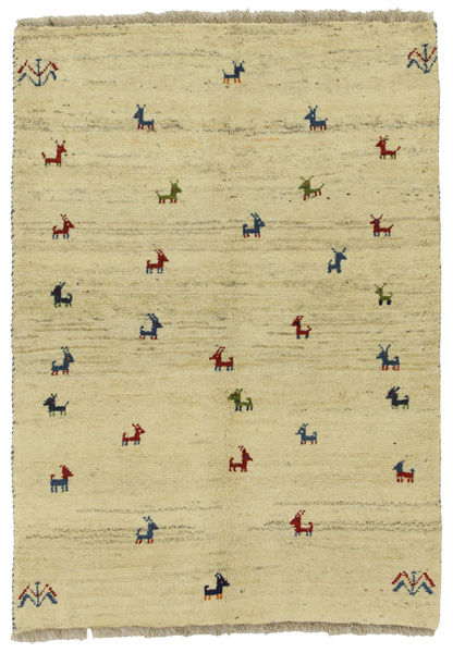 Gabbeh - Qashqai Persian Carpet 137x97