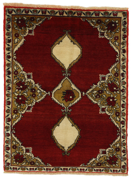 Gabbeh - Qashqai Persian Carpet 119x90